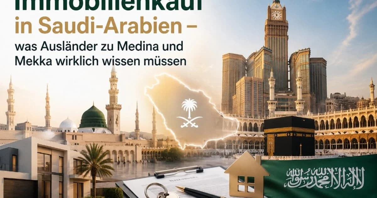 Immobilienkauf in Saudi-Arabien – was Ausländer zu Medina und Mekka wirklich wissen müssen Immobilienkauf in Saudi-Arabien – was Ausländer zu Medina und Mekka wirklich wissen müssen